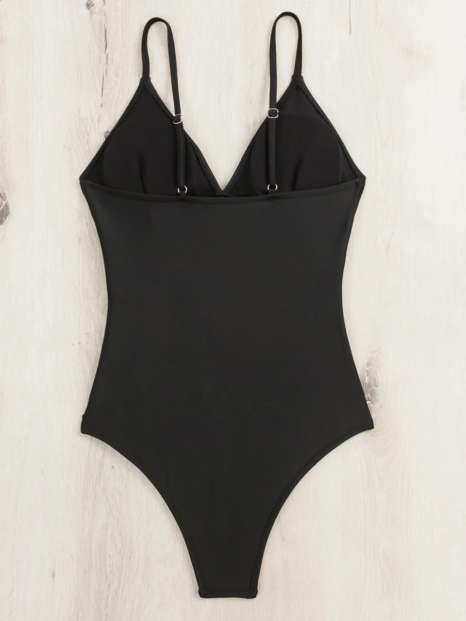Deep V Neck Swimwear Women One Piece Swimsuit Solid Ruched Bodysuit Female Bathers Bathing Suit Padded Swimming Beachwear 250411