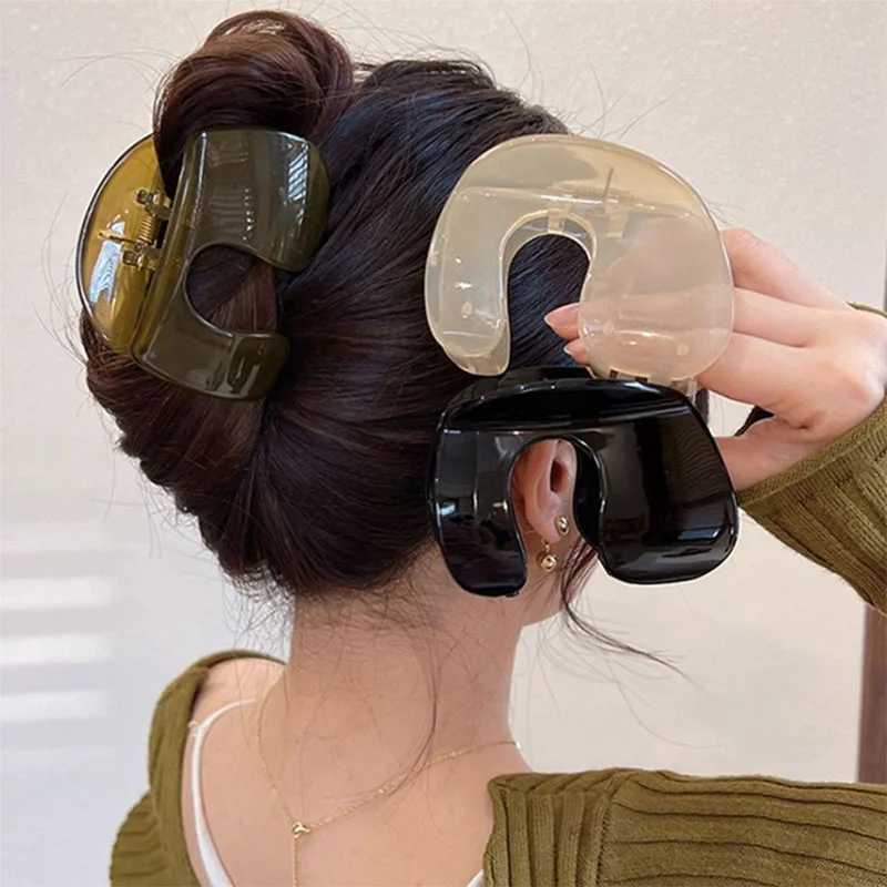 8.5CM Large Hair Claw Banana for Hairpins Womens Bucket Buckle for Womens Hair Small Japanese Korean Accessories Y2504012