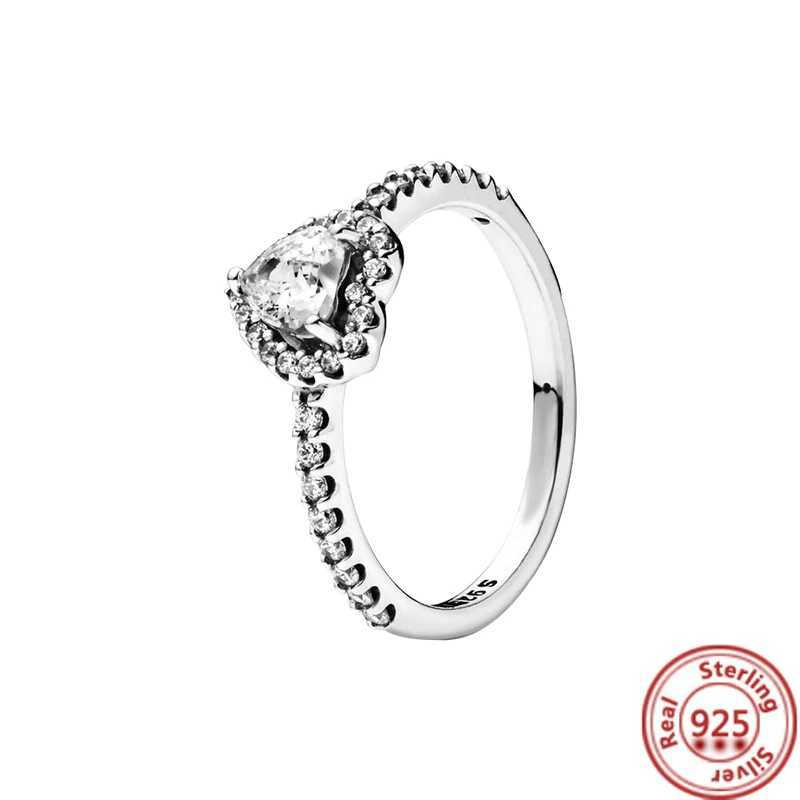 New Hot 925 Silver Crown Sparkling Ring Sun Moon Sky Bone Womens Set Ring Wedding DIY Charm Luxury DIY Jewelry GiftXJ250412