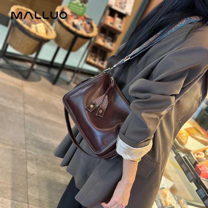 Designer Bag Women's Cowhide Genuine Leather Shoulder Bag Casual Designer Handbags Ladies Fashion Versatile Crossbody Bags For Female