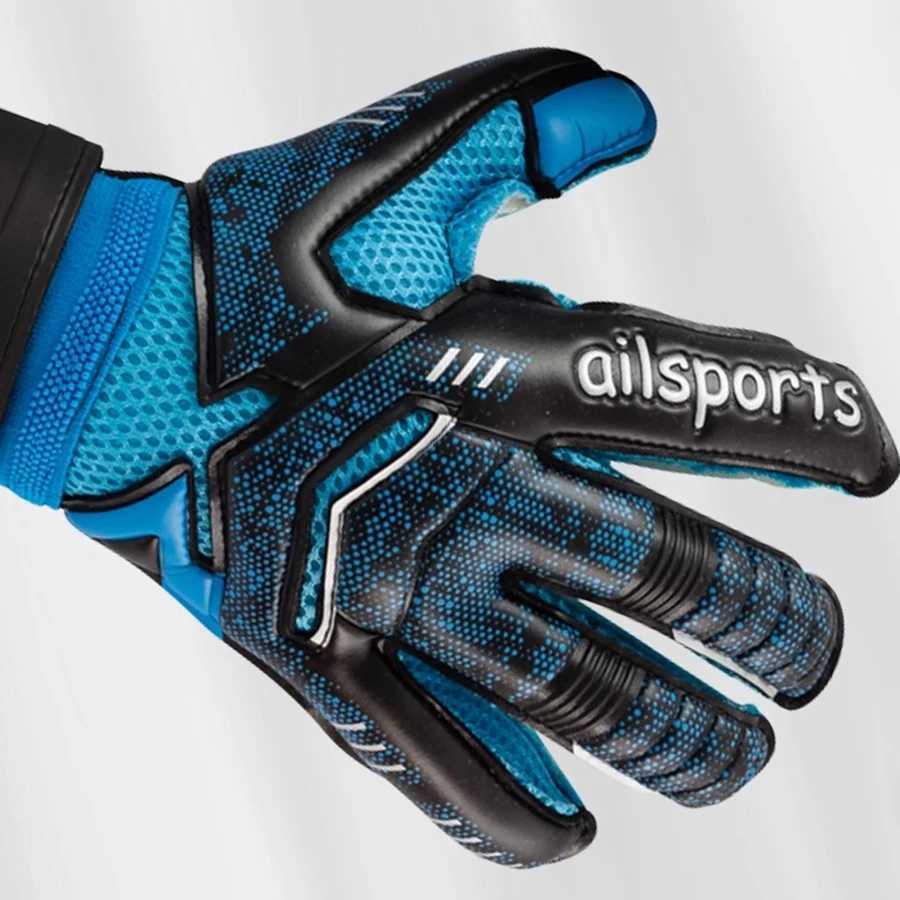 Mens Childrens Goalkeeper Gloves 4mm Thick Latex Sports Football Goalkeeper Gloves 5-Finger Storage Protection Detachable ProtectionXJ250412