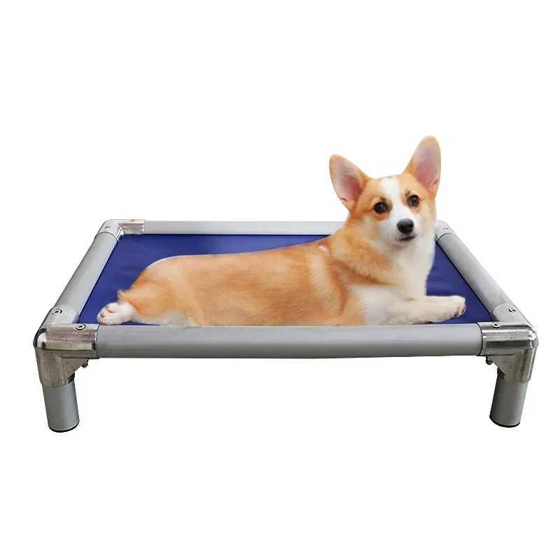 Elevator dog bed chewy and foldable PVC lightweight aluminum pet camping bed factory supplies dog house four season breathable mat X250412