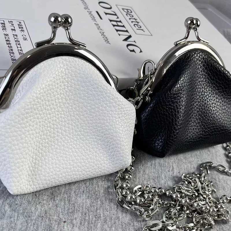 Womens Texture Chain Small Bags Fashion Mini Bags Chain Single Shoulder Crossbody Zero Wallet Small Headphone Evening BagsW251112