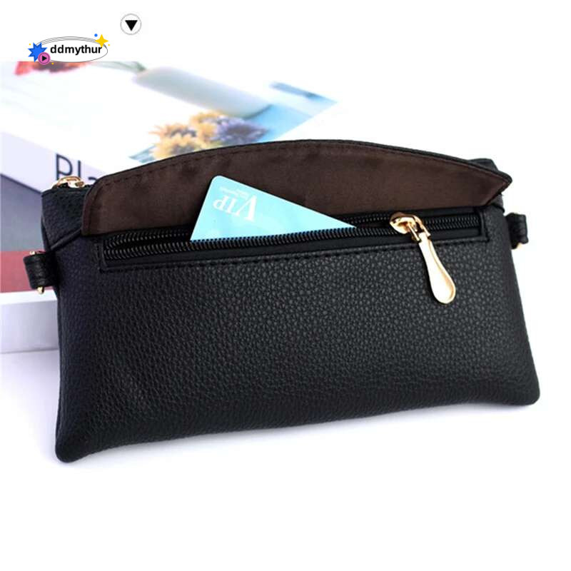 Women's Portable Fashion Wallet PU Leather Hangbag Female Long Clutch Purses Coin Phone Pocket For Ladies Money Bag ddmythur