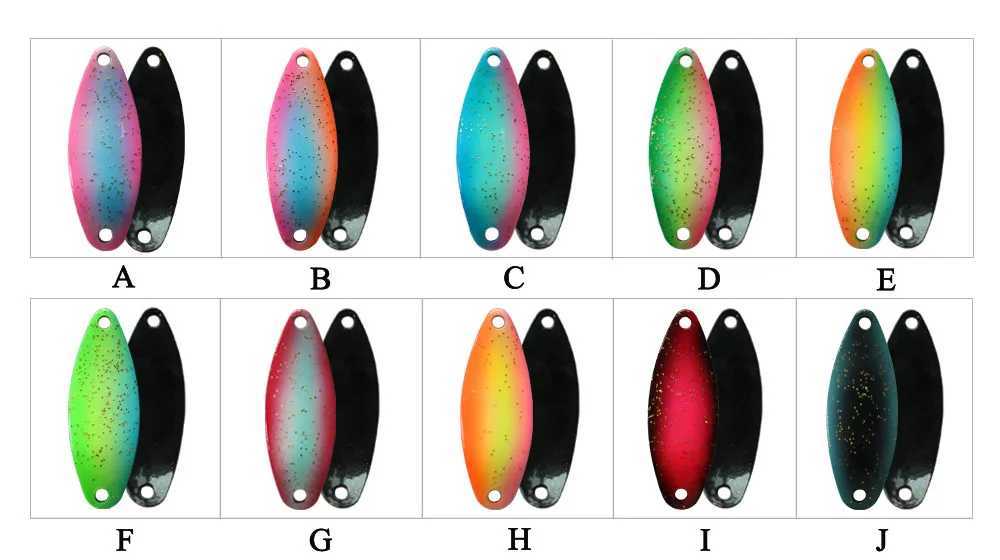 2pcs 3.2g/4.5g Fishing Lures Pesca Fishing Tackle Bass Bait Artificial For Fishing Spoon Trout Bait Z250411