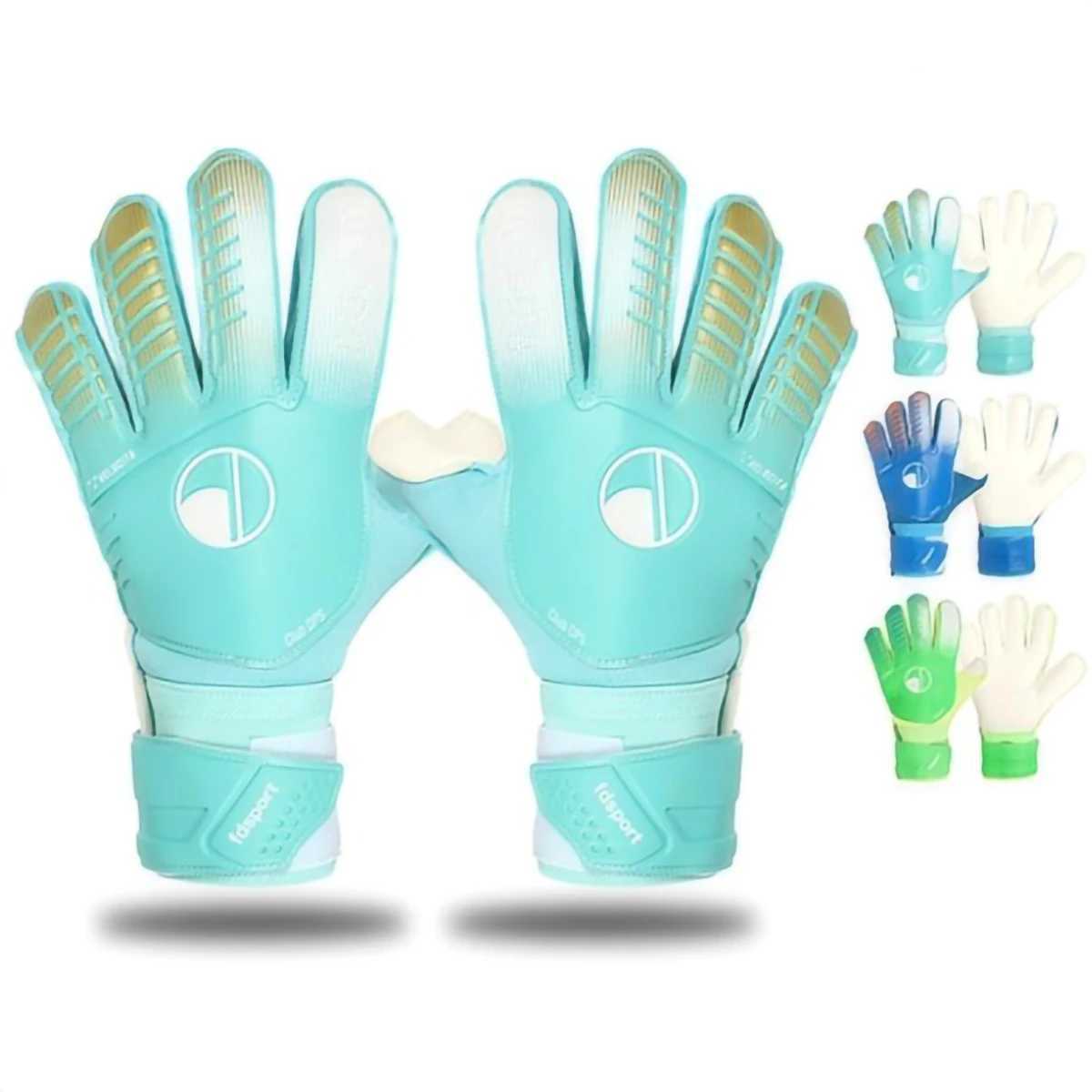 Football goalkeeper gloves for teenagers and adults finger protection strong grip palm football goalkeeper glovesXJ250412