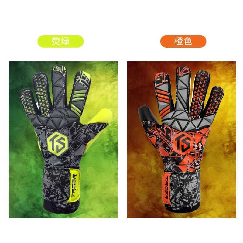 Professional football goalkeeper gloves for children and adults thick latex protection anti slip football goalkeeper football glovesXJ250412