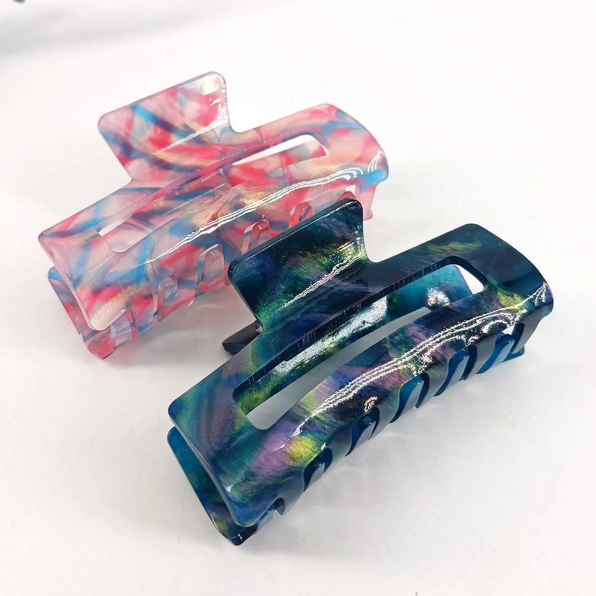 Fashion leopard print hair clip geometric hair clip grip design clip suitable for girls hair clip accessories Y2504012