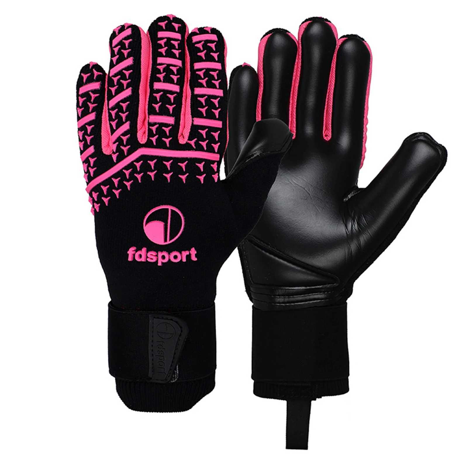 High quality football gloves goalkeeper thick latex protection goalkeeper football wristband gloves for teenagersXJ250412