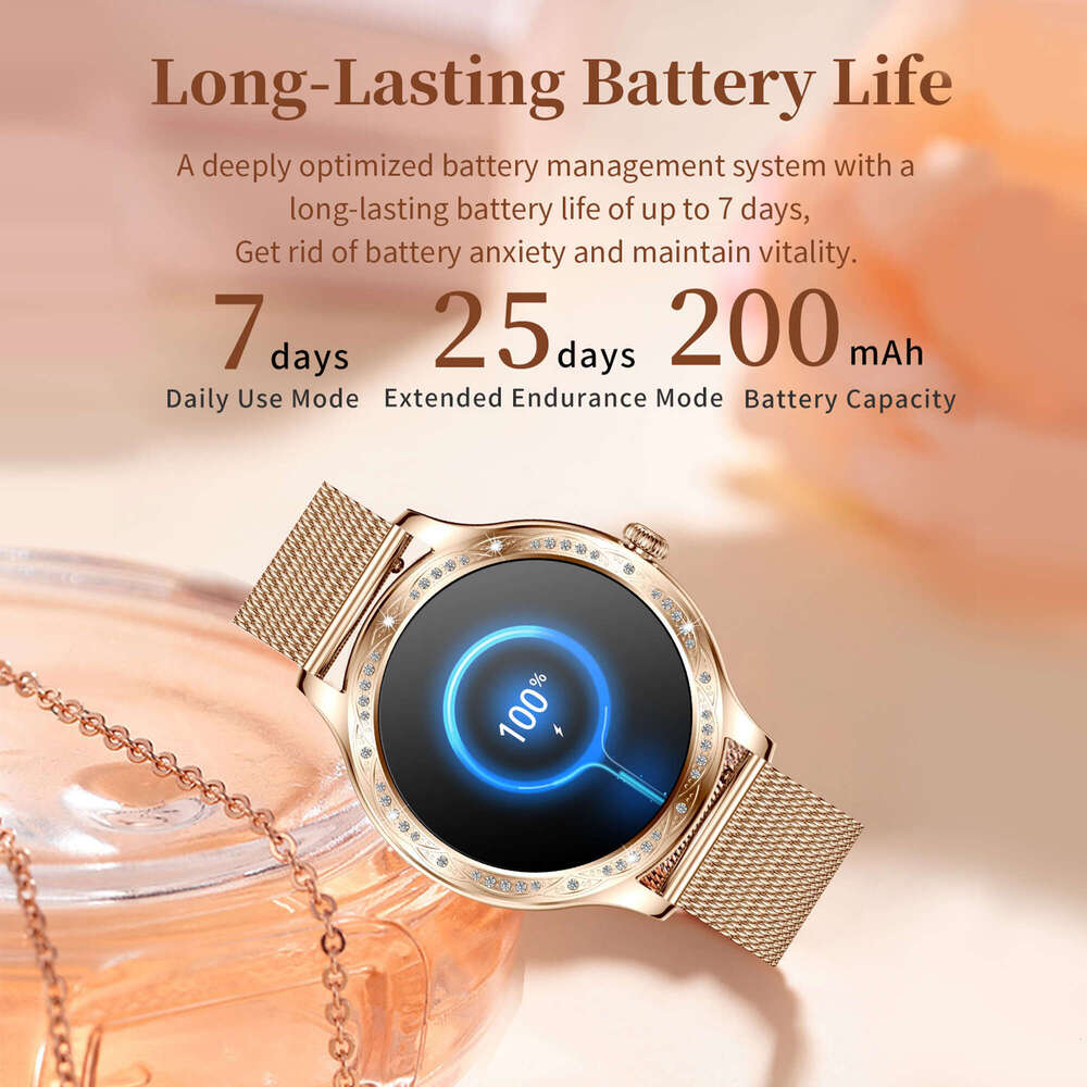 Smart Watch Women Answer/Make Call/Information Notification, HD Screen Smartwatch with Different Band, Fitness Tracker/Mutilple Sport Modes/Sleep