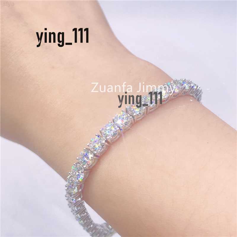 Hot Selling Man Gra Certificates 5mm Stone Vvs Moissanite Diamond Tennis Bracelets for Gift