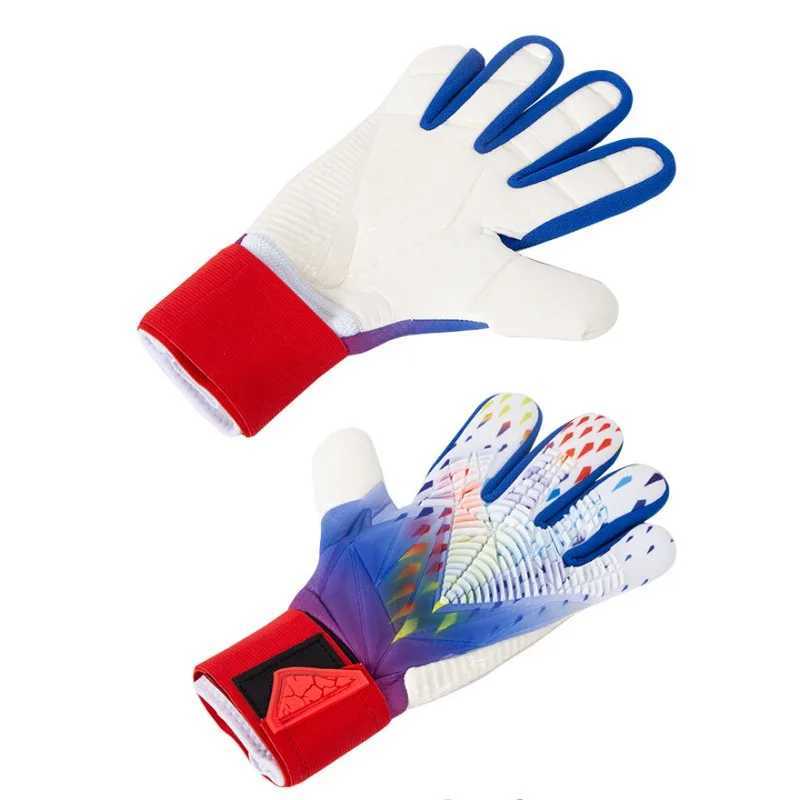 New goalkeeper football gloves for adult games professional anti slip childrens latex goalkeeper glovesXJ250412