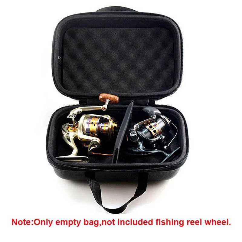 Fishing Tackle Storage Bag Waterproof Holder Pouch Fishing Protective Case Spinning Reel Shockproof Box for 1-2 Fishing Reels Z250411