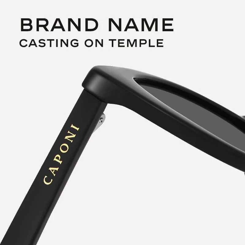 CAPONI Cat Eye Trend Women Sunglasses Polarized Anti-reflective Anti-glare Sun Glasses Female Fashionable Eyewear UV400 CP2227 Z250411