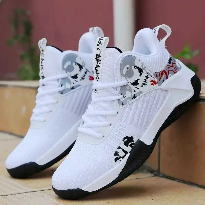 Mens Shoes Sneakers Man Four Seasons New Durable Shock Absorbing Elastic Shoe for Men Outdoor M Running Shoes Basketball Shoe Z250411
