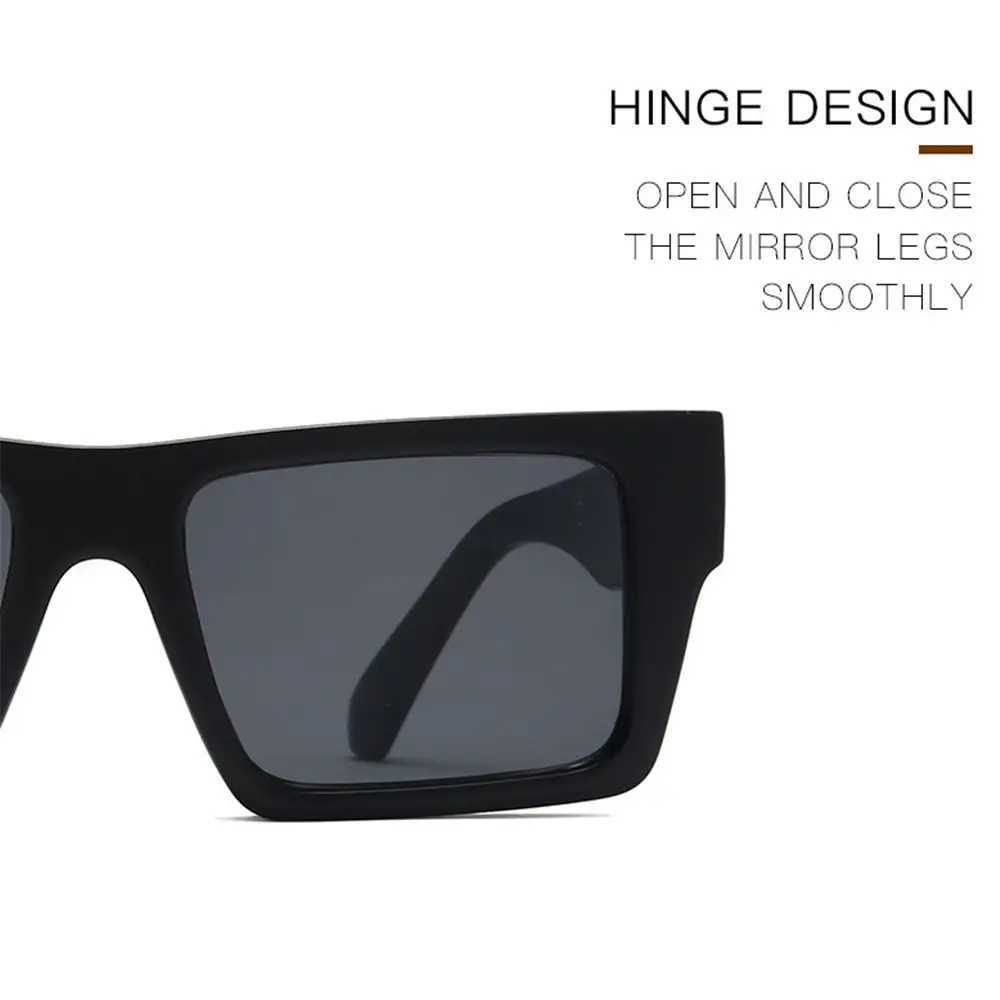 UV40 Y2K Street Shooting Colorful Frame Sun Glasses Shades Square SunglassesC250412