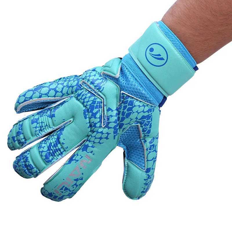 1 pair of football goalkeeper gloves youth professional goalkeeper gloves anti slip and breathable goalkeeper gloves match football suppliesXJ250412