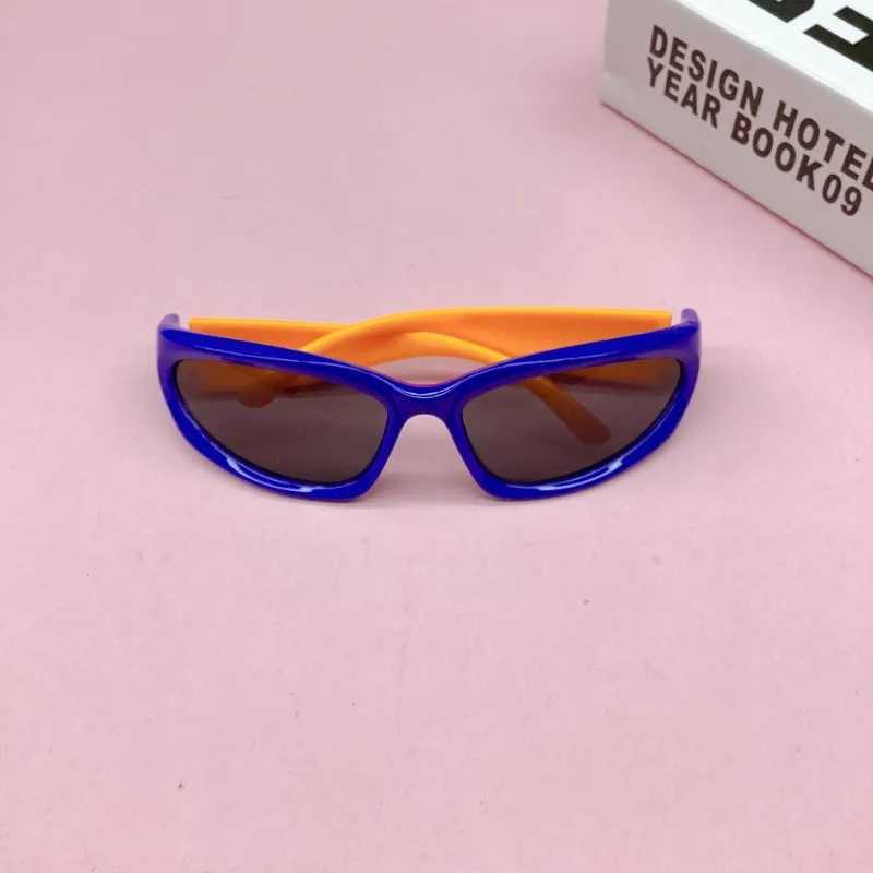 New Childrens Small Frame Oval Sunglasses Girls Outdoor Sports Sun Glasses Outdoor Cycling for Boys Eyewear UV400 Gafas De SolC250411