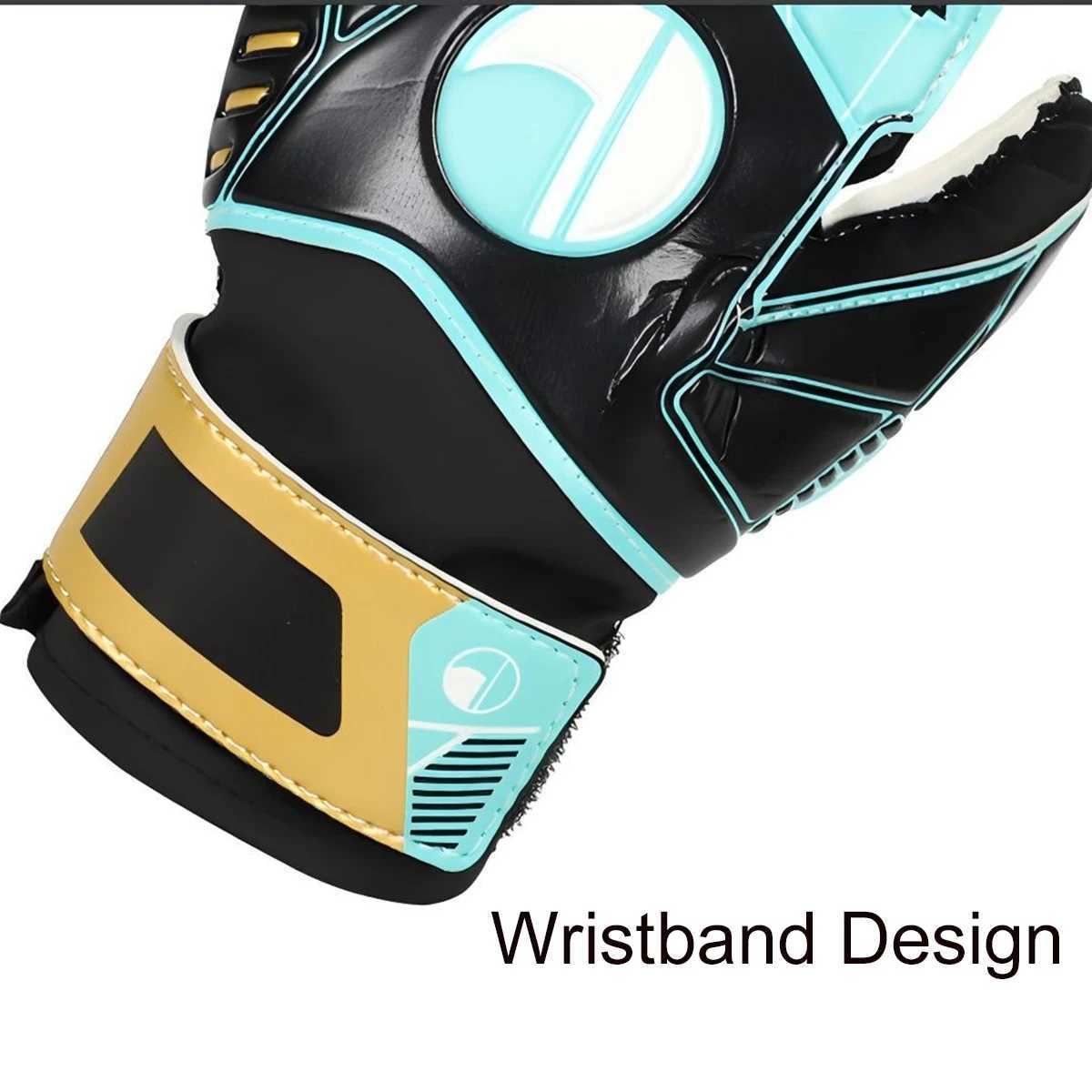 Football goalkeeper gloves childrens football gloves strong grip soft palm Pu back of handXJ250412