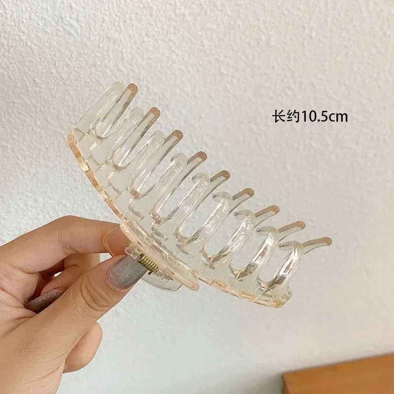New womens oversized hair clip crab bucket girls ponytail hair clip shower clip fashionable hair accessory gift headwear Y2504012