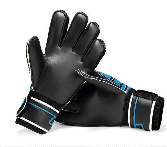 Janus Professional kids Football Goalkeeper Gloves latex Thickened Train hard-wearing Soccer Gloves finger save protectionW251112