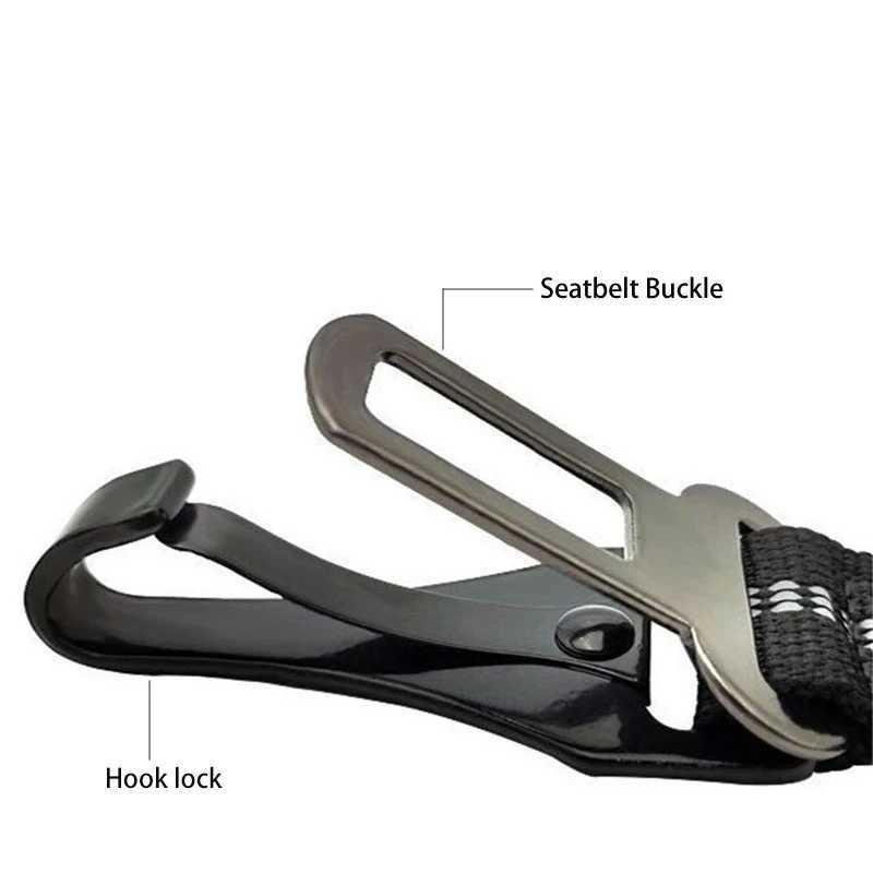 3-in-1 pet dog car seat with nylon reflective adjustable pet seat vehicle lead clip safety towing rope suitable for small and large dogs Y250412