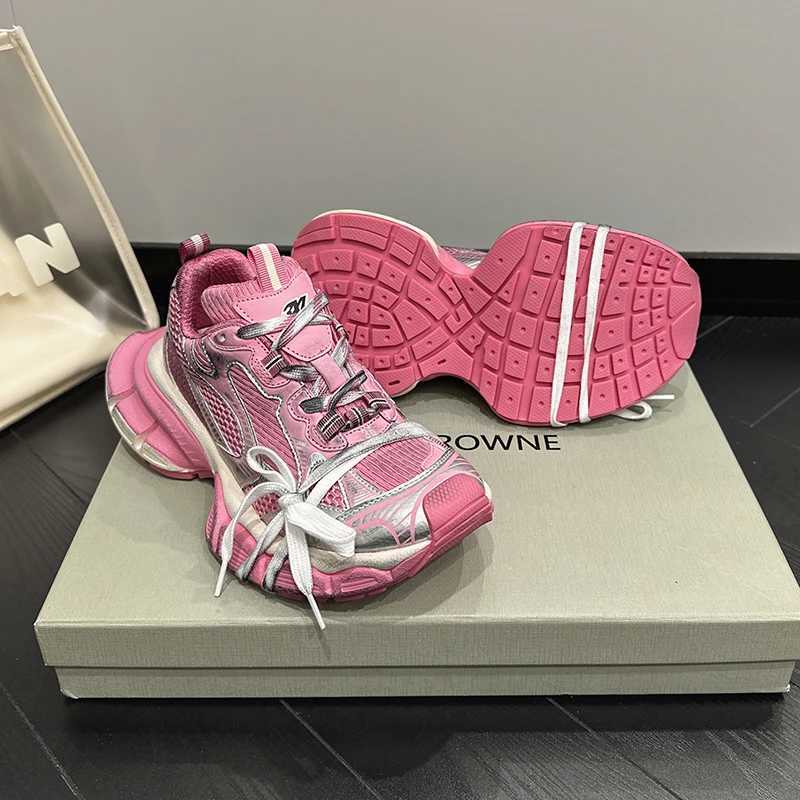 Leather Casual Sneakers Chunky Platform Sports Shoes for Wen 2025 Fashion Tennis Chic Elegant Luxury Designer Athletic Shoe Z250411