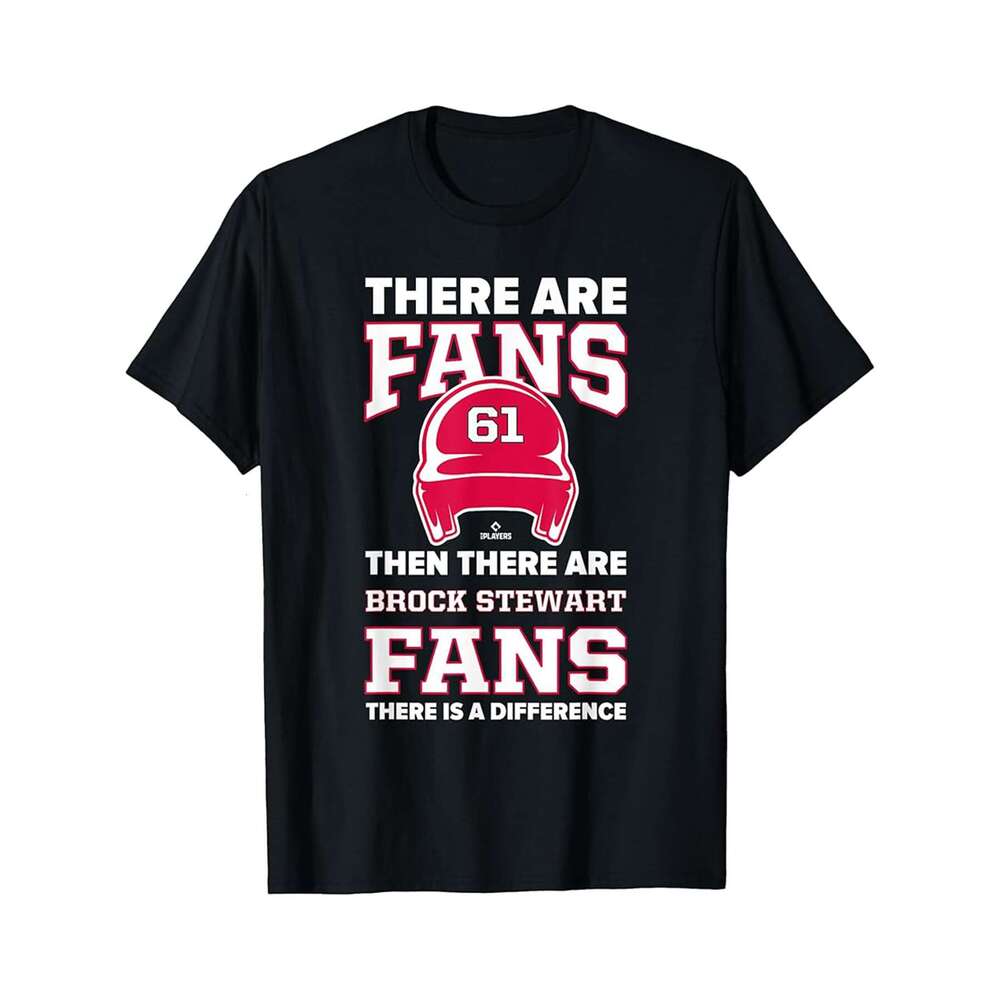 Designer T shirt There are Fans Brock Stewart Minnesota Baseball MLBPA ,100% cotton, short sleeve, Wrinkle resistant, Casual, comfortable fit - 220 g 