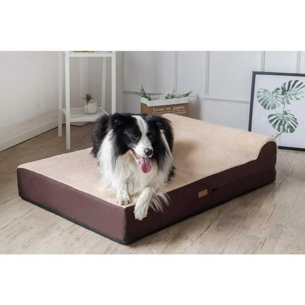 7-inch thick memory foam pet bed with removable cover and no waterproof lining X250412
