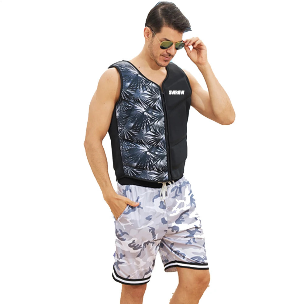 adult childrens buoyancy jacket portable neoprene life jacket water sports sailing fishing surfing swimming life jacket 250411