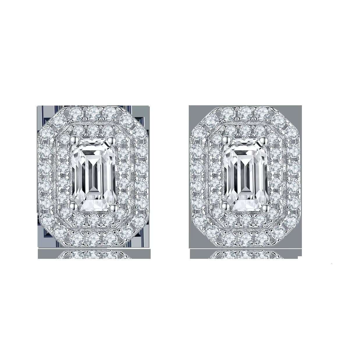 925 Silver Moissanite Pendant Ring for Woman