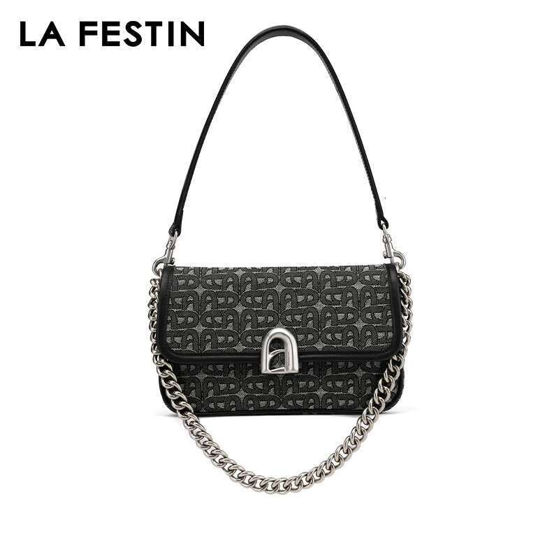 LA FESTIN 2024 New Original Shoulder Crossbody Square Handbag Women Chain Bag A-E Door Series Free Shipping