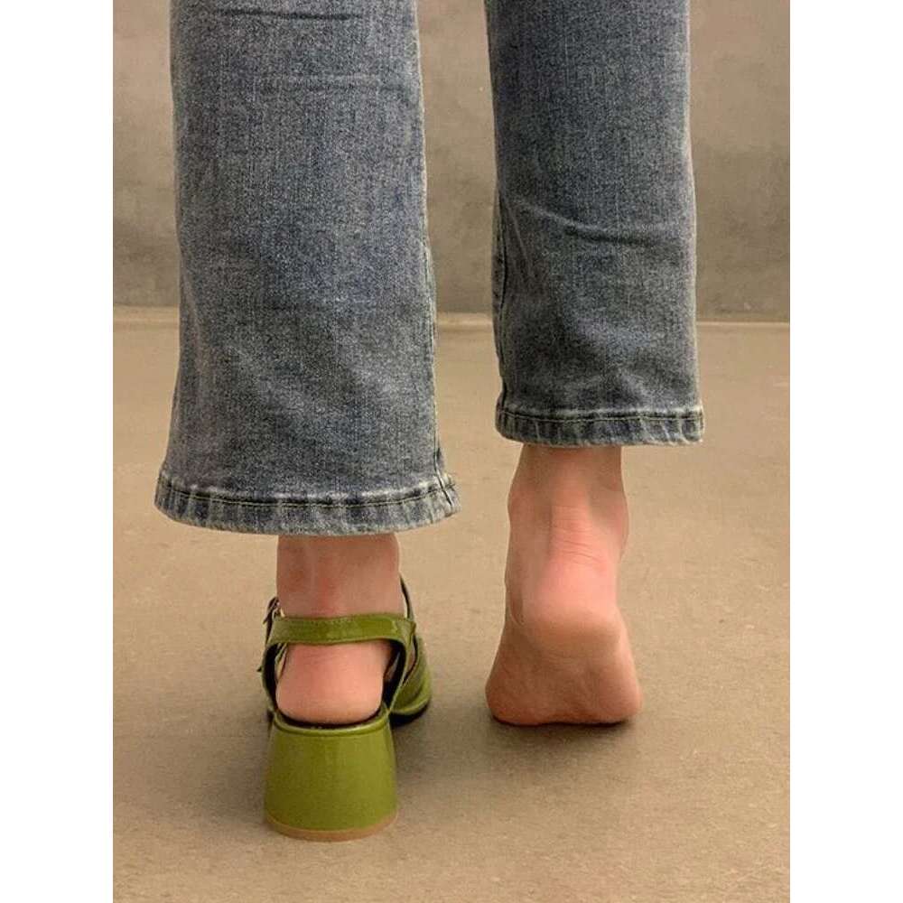 Non-slip Round Toe Sandals Ladies Casual 2023 Summer Hollow Beach Elegant Korean Fashion Party Shoes Woman Design