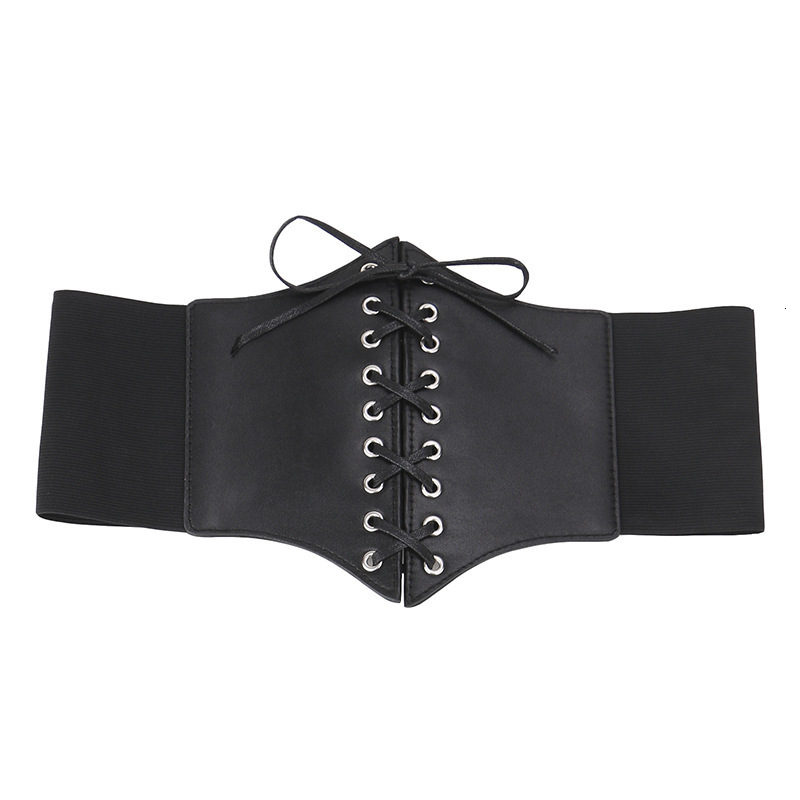 Elastic wide versatile tie waist, extra large elastic waistband, women's decorative accessory with dress