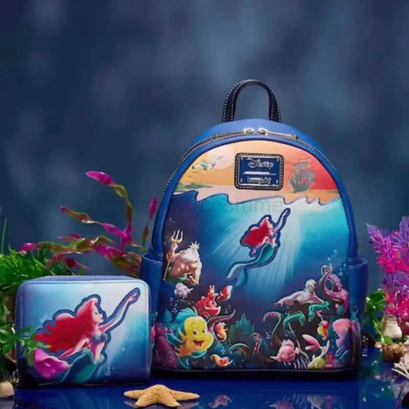 Disney New Loungefly Cute Disney Cartoon Backpack Pixar Up Work Partner Womens Double Strap Shoulder Bag School Backpack Gift X250412
