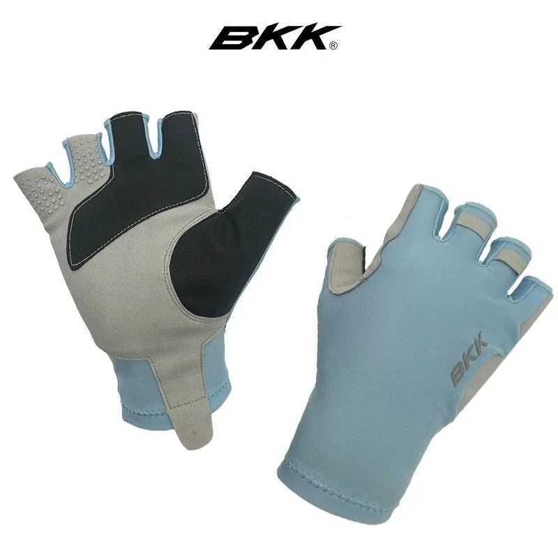 New BKIKI Fishing Half-finger Gloves Thin Outdoor Sports Non-slip Fitness Cycling FingerlessC250412