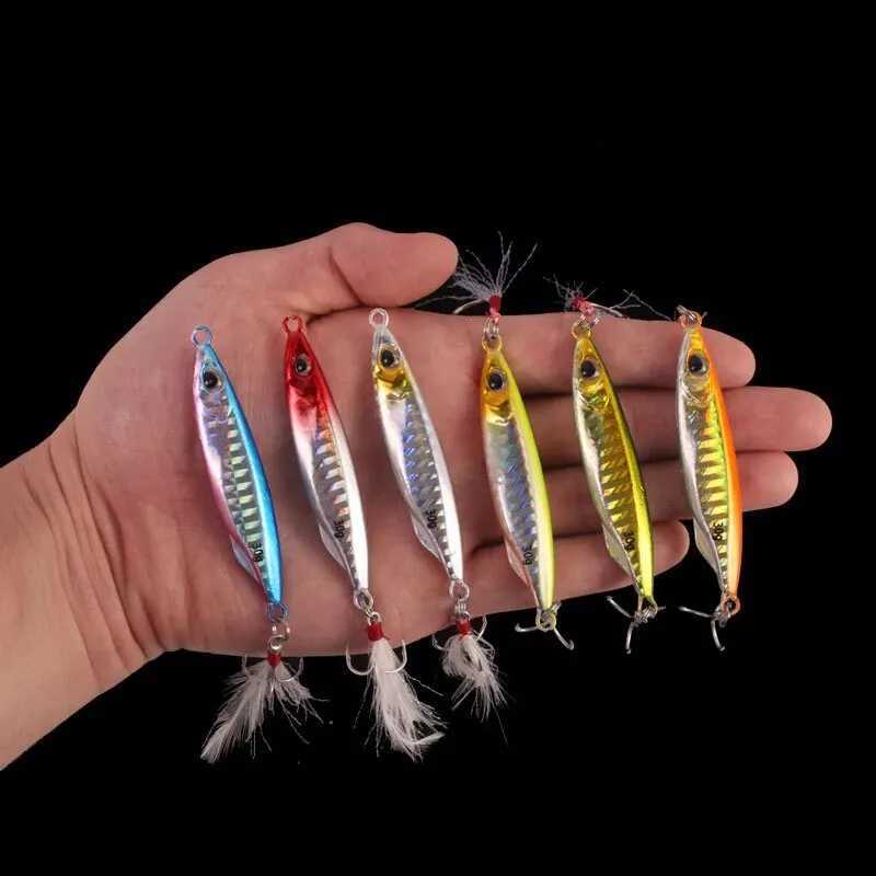 BURLE Fish Jig High Quality Bass Lure Deep Sea Knife Metal Slow Jig Lure Saltwater Fast Sinking Fishing Lures Z250411