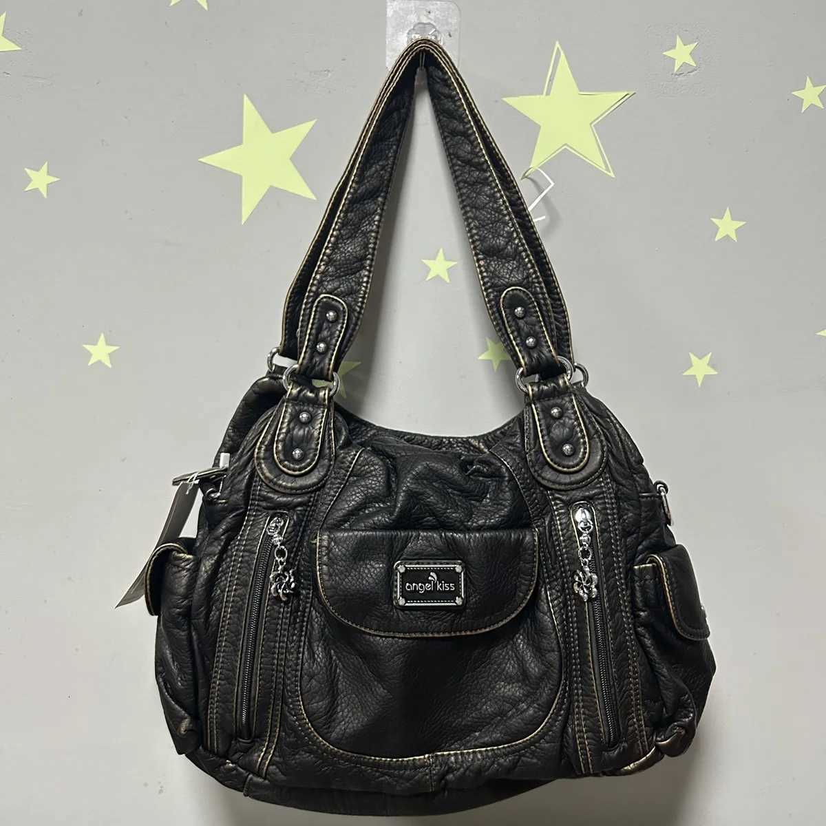 Angel kiss Handhag Fashion Women Shoulder Bags Bronze Designers Handbags Large Female Top-handle Bags Large Purse HobosW251111