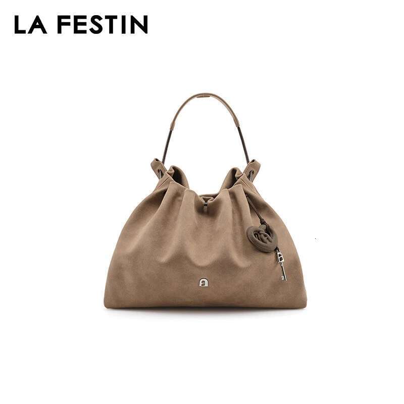 LA FESTIN Original Brand Women's Bag 2025 New Fashion Leather Shoulder Crossbody Large Capacity Bag Lady Handbag