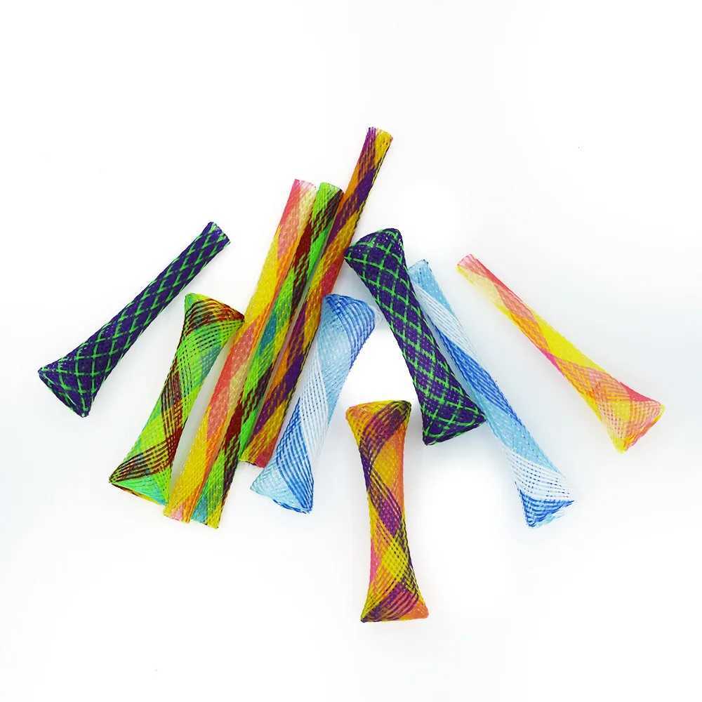Cat toys with colorful spring tubes cat grinding claws biting toys stretchable elasticity pet dog supplies accessories interesting products Y250412