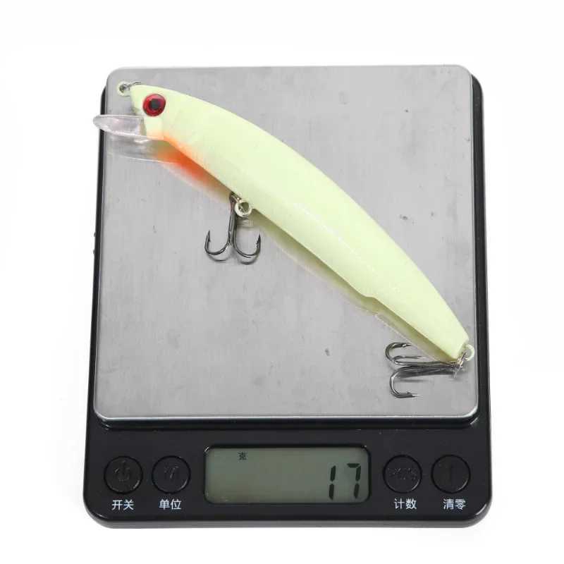 Lure Luminous Ringing Pearl Minolet Long Cast Floating Water Luminous Minnow Night Fishing Billed Perch Z250411
