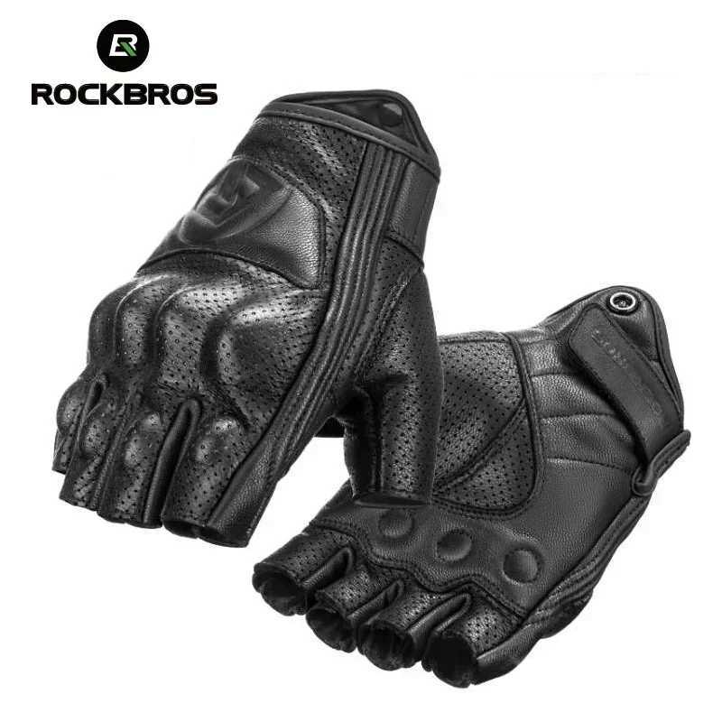 ROCKBROS Bicycle Men Women Gel Protector Tactical Motorcycle Gloves Sport Short Bike Gloves Breathable Half Finger GlovesC250412