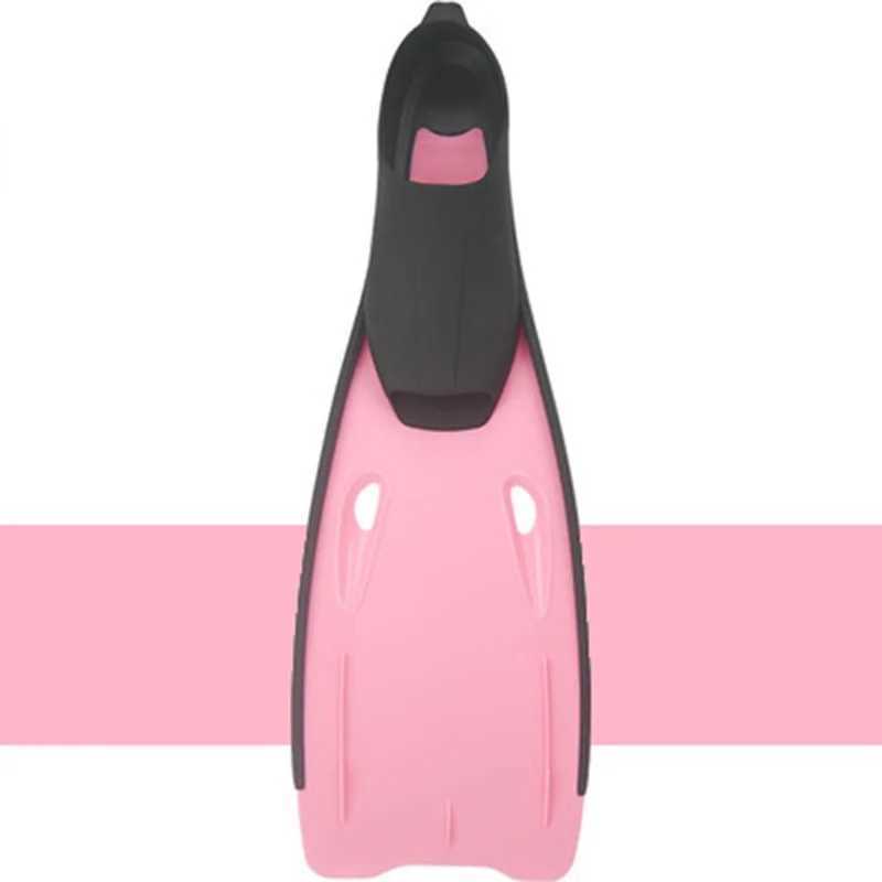 Inflatable long fin diving fin flip silicone adult flexible comfortable swimming finY250412