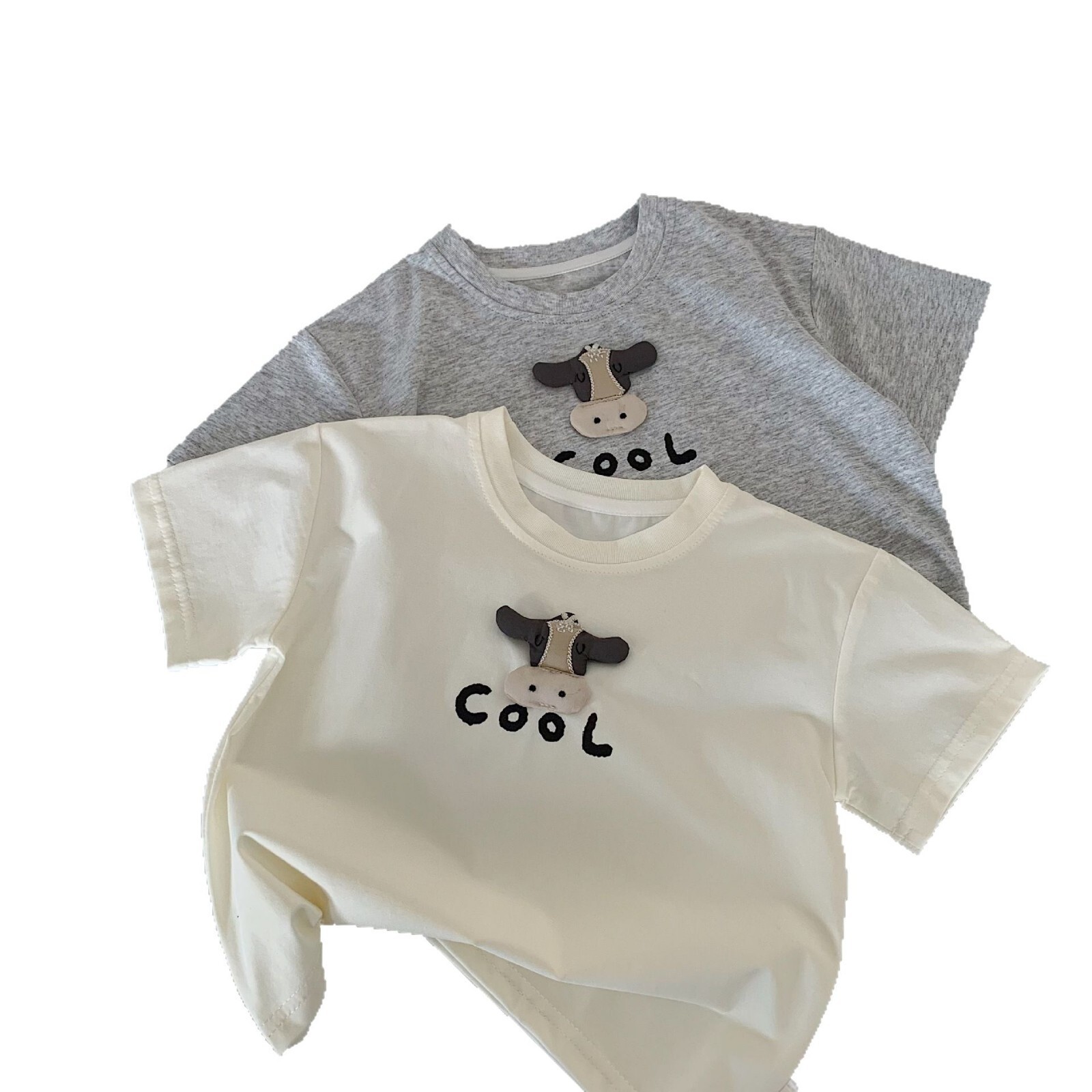 Ddmyshoesvip Boys T Shirt Summer Outfit New Korean Version Children S Cartoon Short Sleeved Top Baby Pullover A Level