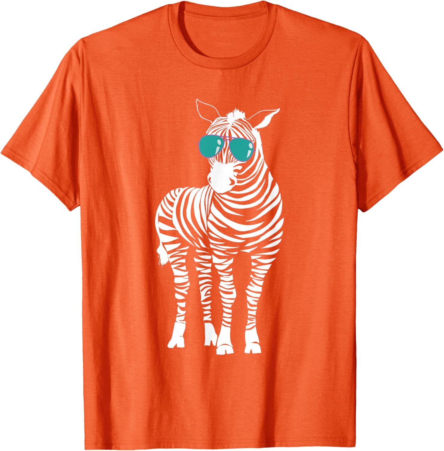 T shirt for Mens Cool Sunglasses Zebra - Zookeeper Wildlife Animal Lover Graphic Tee Casual Tops Clothes Short sleeve