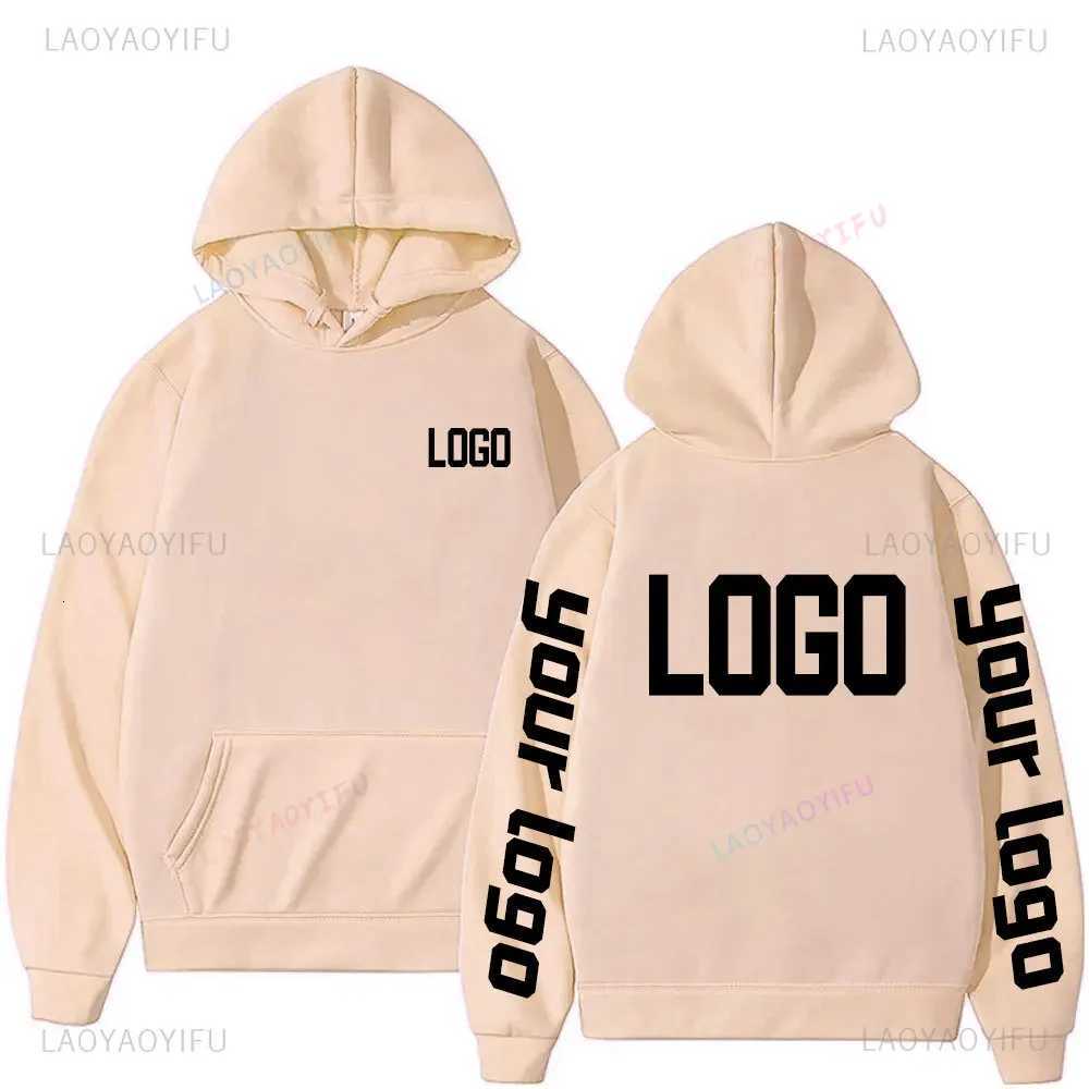 POD customization Customized Personalized Hoodies Warming Long Sleeve Sweatshirt Student Casual Custom Printed Text DIY Hoodie Fashion TopsT251112