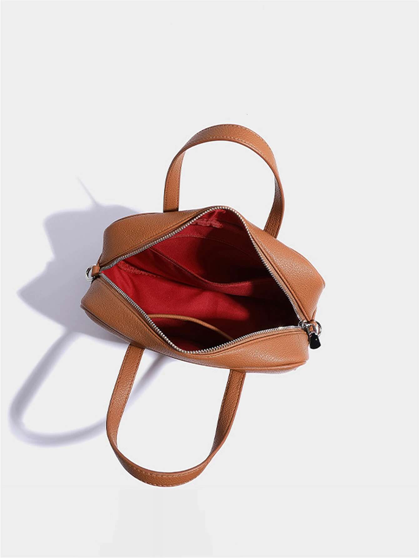 Europe And United States All The Boston Fashion Texture Hand Women's Crossbody Mini Earphone Bag Three-Piece Set