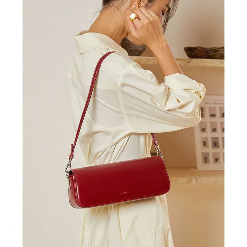 Designer Bag New Genuine Leather Women's Underarm High Quality Female Commute Handbags Simple Shoulder Crossbody Bags Classic Totes 2024