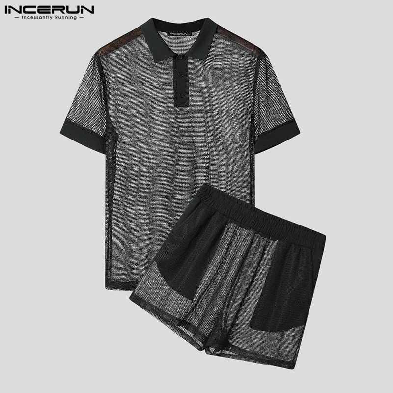 two-piece mens street short sLeeved top for mens fashion in the summer of 2025XJ250412