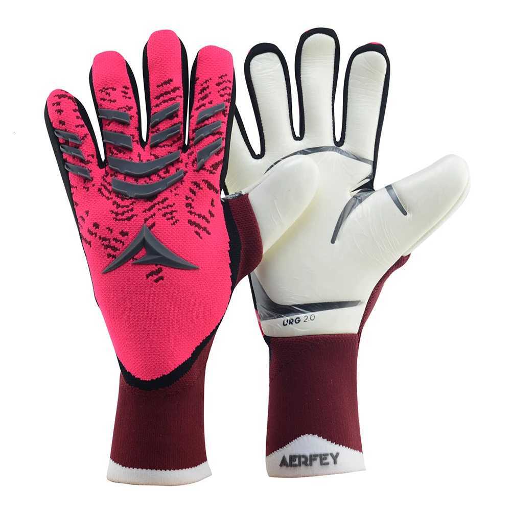 2025 New Soccer Football Goalkeeper Gloves Thickened Professional Protection Adults Teenager Goalkeeper Soccer Goalie GlovesW251112